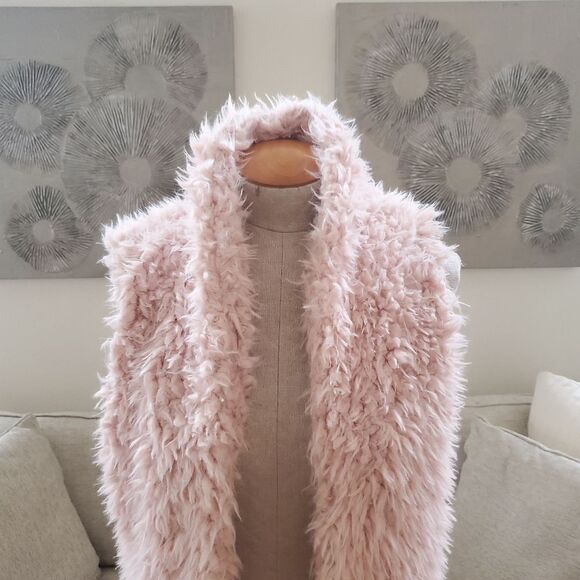 Ashley By 26 International Pink Flurry Vest sz Med - Picture 2 of 10